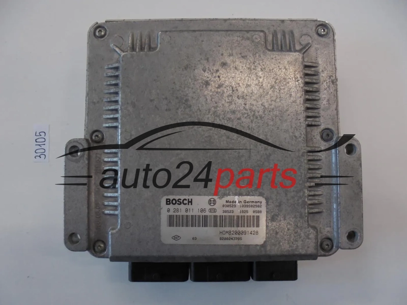 Μονάδα Ελέγχου Κινητήρα   OPEL RENAULT 0281011106 8200091428