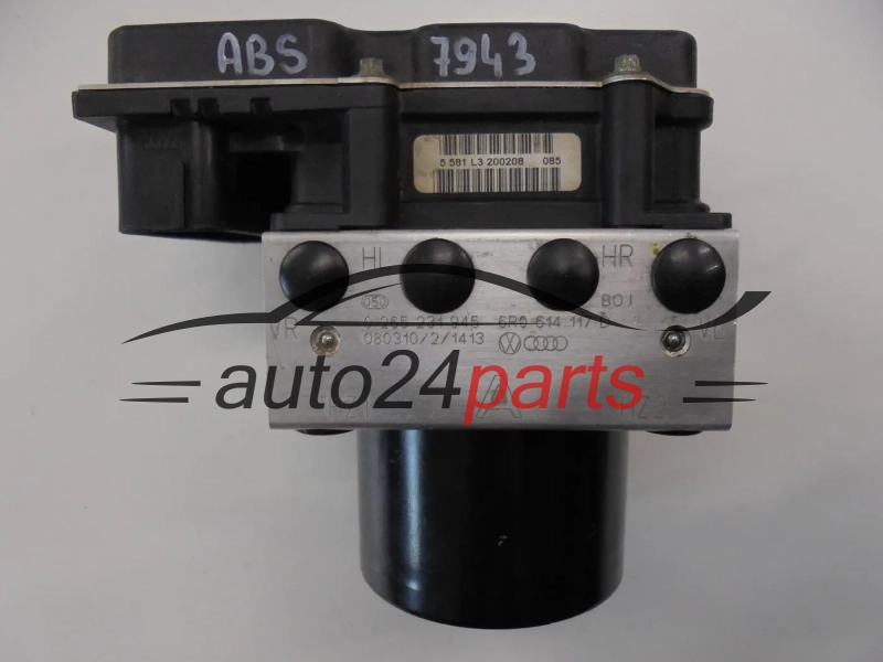 ABS SKODA FABIA BOSCH 0 265 231 945, 0265231945, 6R0 614 117 D, 6R0614117D, 0 265 800 635, 0265800635
