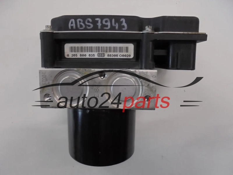 ABS SKODA FABIA BOSCH 0 265 231 945, 0265231945, 6R0 614 117 D, 6R0614117D, 0 265 800 635, 0265800635