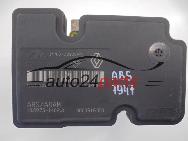 ABS POMPA I STEROWNIK RENAULT LAGUNA 8200 345 939 D, 8200345939D, P5CT2AAY6, ATE 10.0207-0093.4, 10020700934, 10.0970-1402.3, 10097014023
