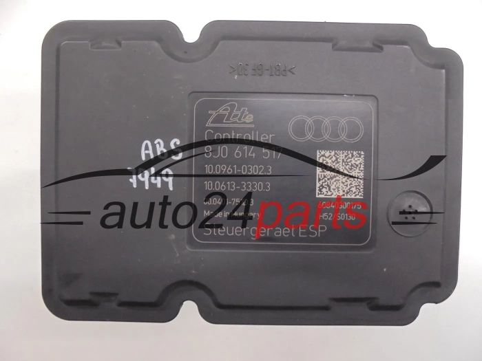 Pompe ABS et calculateur AUDI 8J0614517, 10.0212-0015.4, 10021200154, 10.0961-0302.3, 10096103023