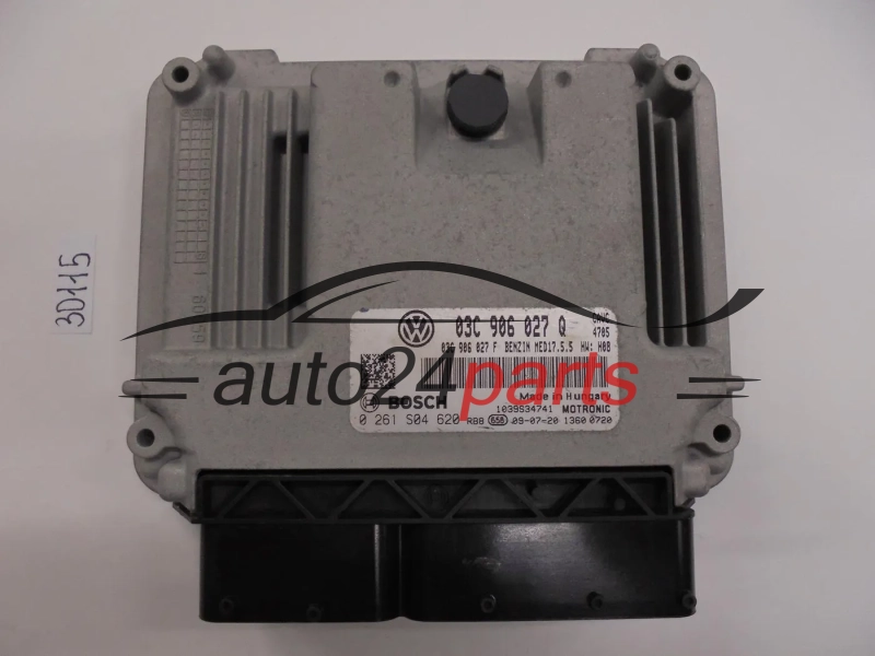 Centralina do motor VOLKSWAGEN 0261S04620 03C906027Q MED17.5.5