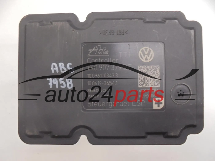 Pompa ABS i sterownik Volkswagen 1K0614517CR 1K0907379BE – zdjęcie 2