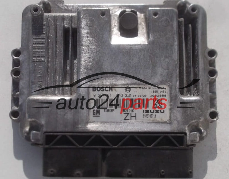OPEL ASTRA H 1.7 CDTI Z17DTH BOSCH 0 281 011 943, 0281011943, GM 55 556 829 ZH, 55556829 ZH, ISUZU 8973785710, 1039S06588