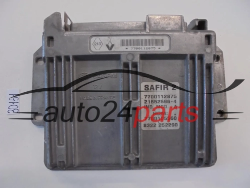 KOMPUTER STEROWNIK SILNIKA RENAULT TWINGO 1.2 Sagem 21652596-4, 216525964, 7700112875, HOM 7700105560