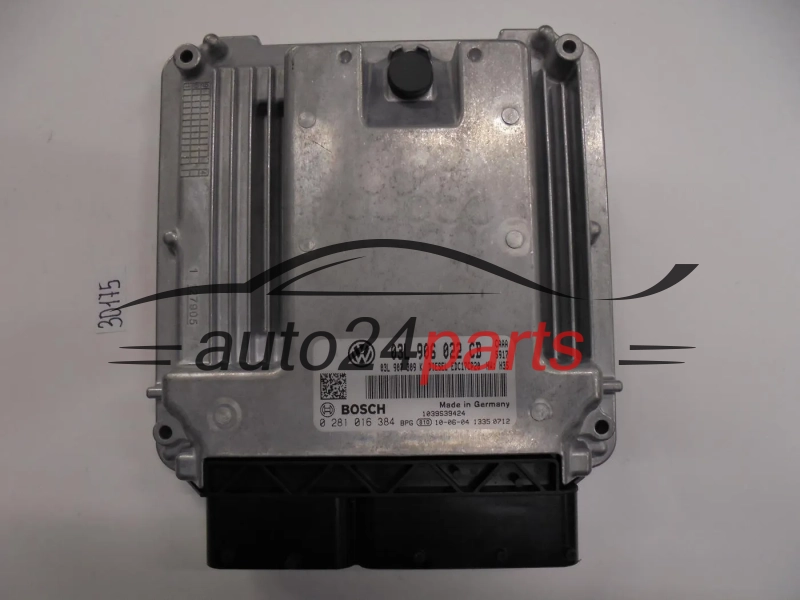 KOMPUTER STEROWNIK SILNIKA VOLKSWAGEN T5 T6 TRANSPORTER 2.0 TDI BOSCH 0 281 016 384, 0281016384, 03L 906 022 CB, 03L906022CB, 03L 907 309 K, 03L907309K, EDC17CP20