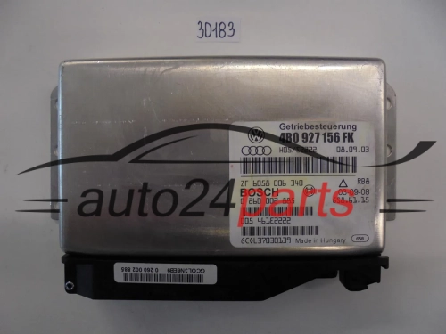 Calculateur de boîte automatique AUDI 4B0 927 156 FK, 4B0927156FK, 4B0927156 FK, 0260002885