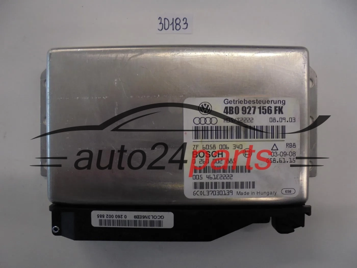 Centralina cambio automatico  AUDI 4B0 927 156 FK, 4B0927156FK, 4B0927156 FK, 0260002885