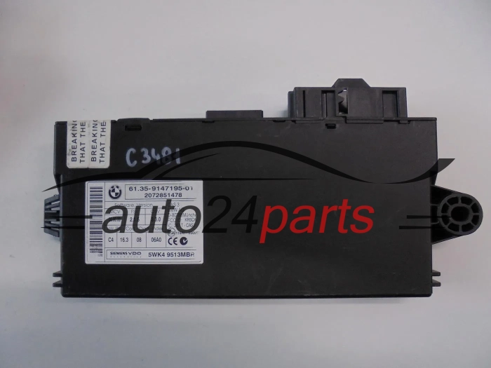 Moduł komfortu CAS BMW 6135914719501 5WK49513MBR – zdjęcie 2