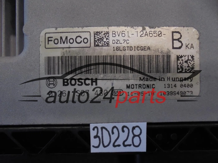 Μονάδα Ελέγχου Κινητήρα  FORD 0261S07430 BV61-12A650-BKA BV6112A650BKA