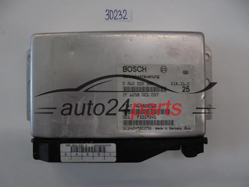 Ecu Automatic Gearbox  ALFA ROMEO FIAT BOSCH 0 260 002 580, 0260002580, 464805060