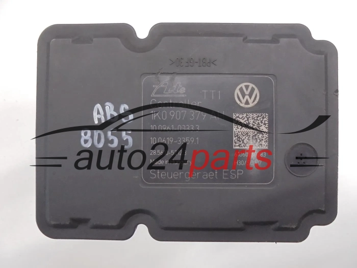 Pompe ABS et calculateur AUDI VW SEAT SKODA 1K0614517BG, 25.0212-1540.4, 25021215404, 1K0907379AH