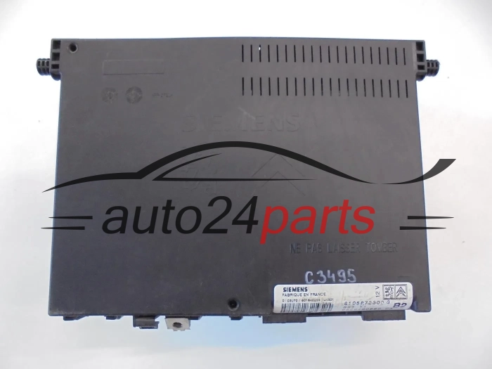 BSI PEUGEOT 206 BSI T1 B2 SIEMENS S105872300G, S105872300 G, 9626460880 03