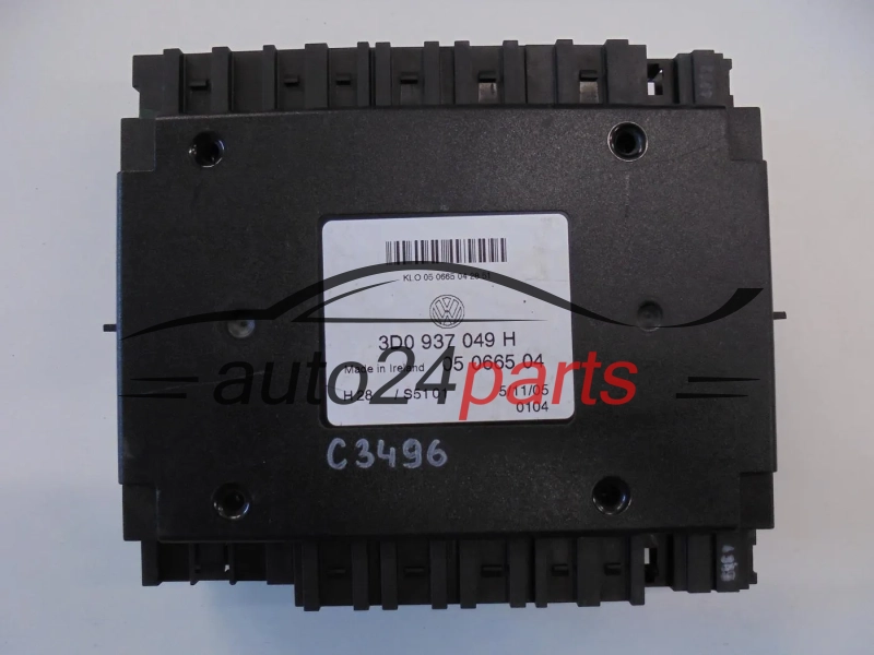Moduł komfortu Volkswagen 3D0937049H