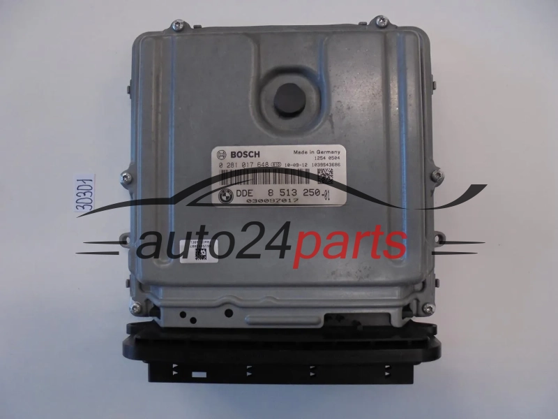 KOMPUTER STEROWNIK SILNIKA BMW F10 BOSCH 0 281 017 648, 0281017648, DDE 8 513 250, DDE8513250, 8513250