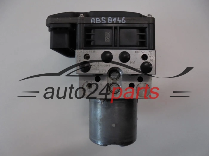 POMPE ABS ET CALCULATEUR AUDI 0265250585 4H0614517R 4H0907379T 0265960467