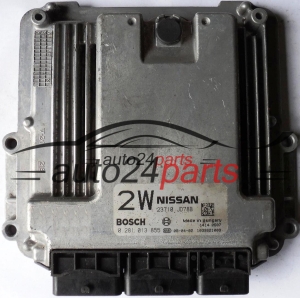 ECU CENTRALITA DE MOTOR NISSAN QASHQAI 2.0 DCI BOSCH 0281013855, 0 281 013 855, 23710JD78B 2W, 23710-JD78B, 23710 JD78B 