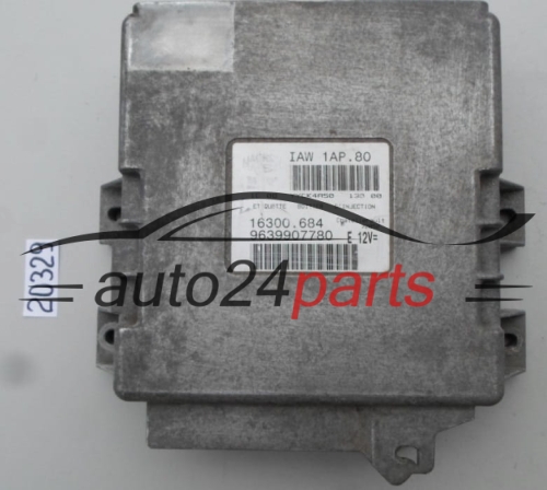 KOMPUTER STEROWNIK SILNIKA PEUGEOT 206 1.1 MAGNETI MARELLI IAW 1AP.80, IAW1AP80, 16300.684, 16300684, 9639907780 E