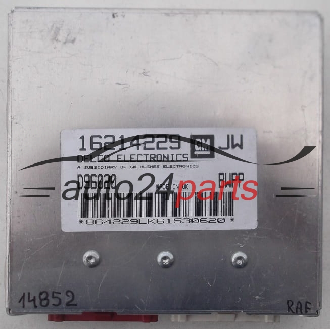 CENTRALITA DE MOTOR OPEL ASTRA DELCO 16214229 JW, 16214229JW, D96020, BWPP 