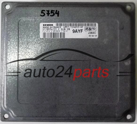 CALCULATEUR MOTEUR FORD FOCUS FIESTA SIEMENS S118934101 F