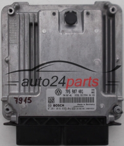 CENTRALINA DO MOTORE VW VOLKSWAGEN TOUAREG, AUDI Q7 3.0 TDI, BOSCH 0 281 016 833, BOSCH 0281016833, 7P5 907 401, 7P5907401
