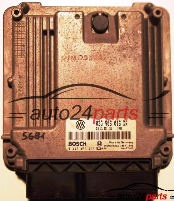 calculateur moteur pour vw volkswagen touran  2.0 tdi