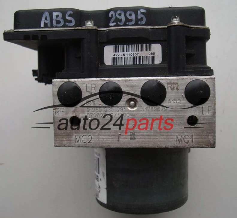 Αντλία αβς FIAT BRAVO BOSCH 0 265 235 291, 0265235291, 51789679, 0265950670