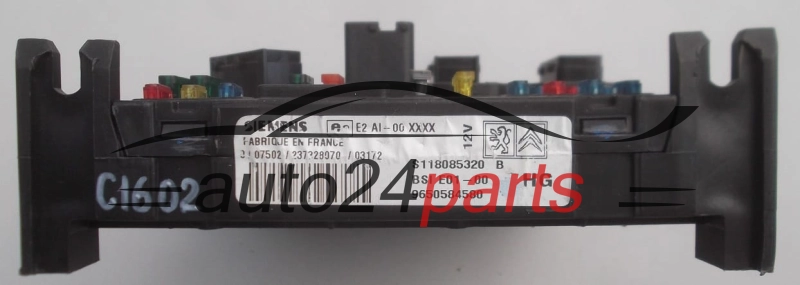 CENTRALITA DE CONFORT  CITROEN PEUGEOT SIEMENS S118085320B, 9650584580