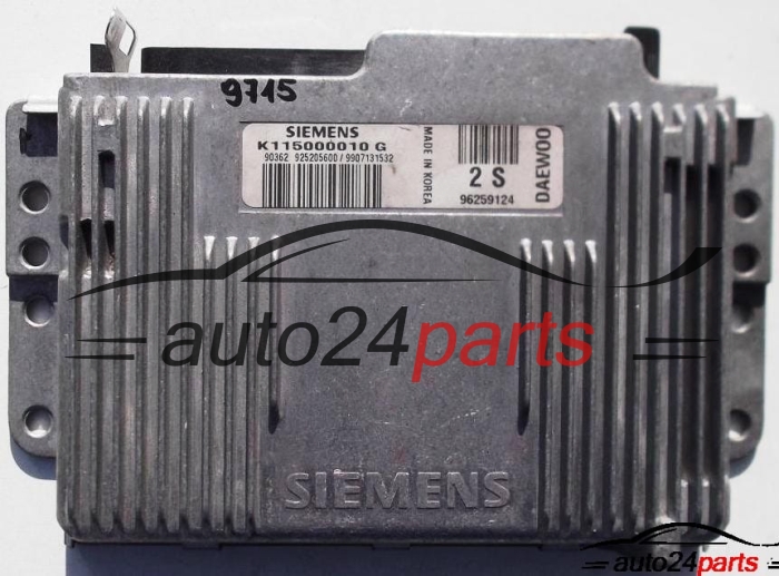 calculateur moteur pour daewoo matiz 0.8
