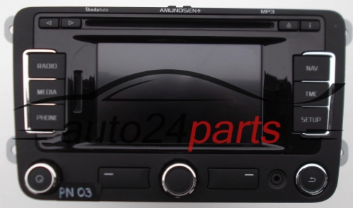 RADIO CD NAVI SK RNS 315, SKRNS315 SKODA OCTAVIA 2011 3T0 035 192 B, 3T0035192B