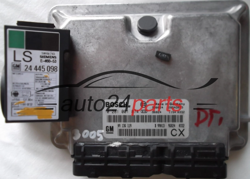 calculateur moteur pour opel chevrolet, holden, vauxhall vectra 2.0 dti x20dth, y20dth