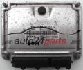 CENTRALINA DO MOTORE VW VOLKSWAGEN LUPO 1.0 AUC 030906032CP, 030 906 032 CP, BOSCH 0261207199, 0 261 207 199, BENZIN ME7.5.10 4702, 1039S01131