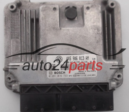ECU CENTRALITA DE MOTOR  VOLKSWAGEN SEAT 1.4 TDI BOSCH 0 281 016 733,  045 906 013 AM