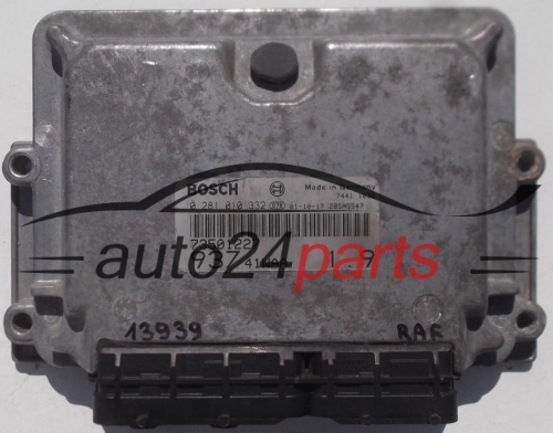 Engine Control Unit Alfa Romeo 147 1.9 JTD 0281010332 73501227 93741WAA 28SA5661