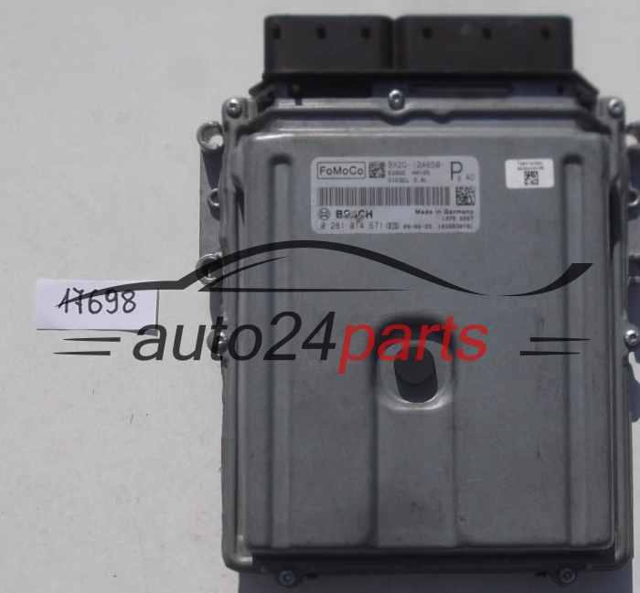 ECU ENGINE CONTROLLER JAGUAR XJ 351, LAND ROVER 3.0 D, BOSCH 0 281 014 671,  FoMoCo 9X2Q-12A650-P