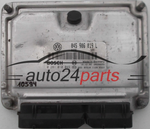 CENTRALINA DO MOTORE VW VOLKSWAGEN LUPO 1.4 TDI 045906019L, 045 906 019 L BOSCH 0281010049, 0 281 010 049