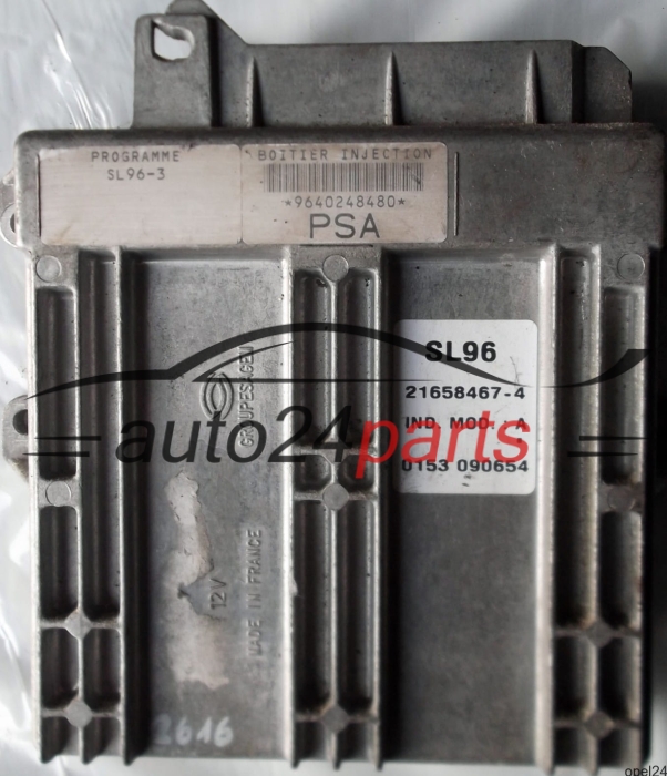 MOTORSTEUERGERÄT ECU STEUERGERÄT PEUGEOT 406 1.8 SAGEM 21658467-4, 216584674, PSA 9640248480 SL96-3