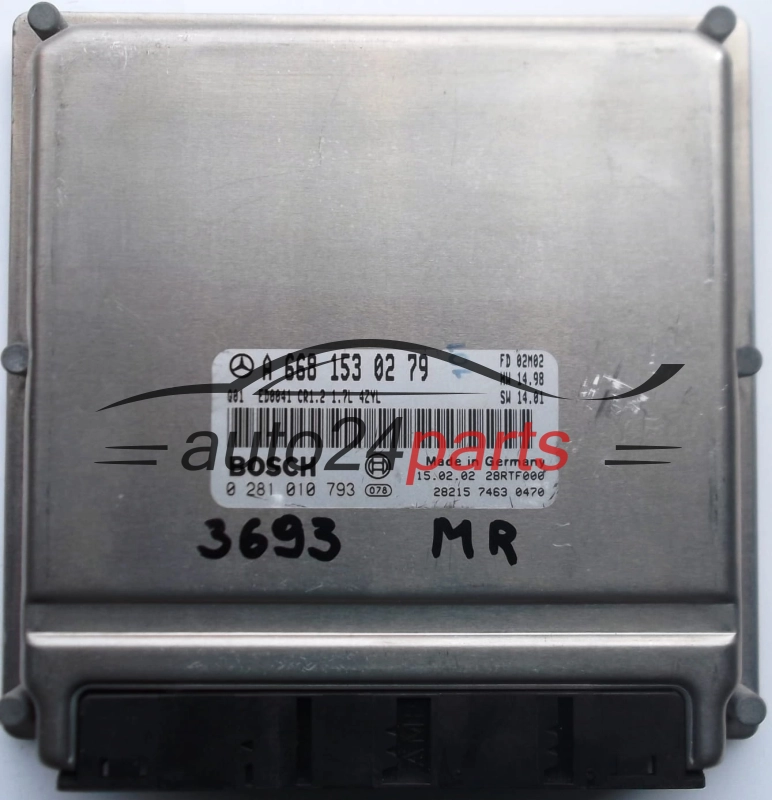 calculateur moteur pour mercedes a170 1.7 cdi 