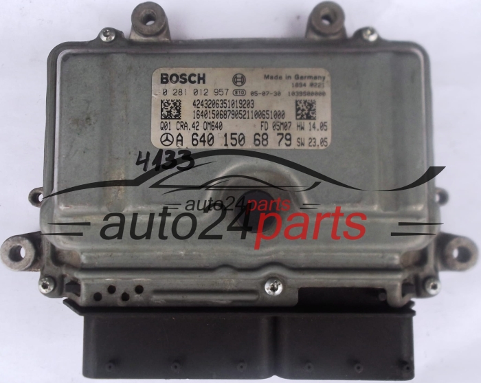 MERCEDES B180 2.0 CDI A6401506879, 6401506879, A 640 150 68 79 BOSCH 0281012957, 0 281 012 957