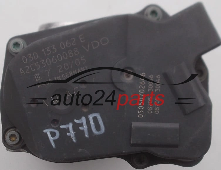 Σώμα πεταλούδας Volkswagen Audi Seat Skoda A2C53060088 03D133062E