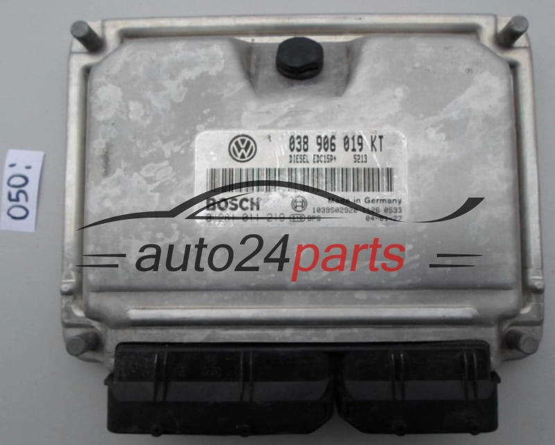 Centralita de motor Seat Ibiza Skoda Fabia 1.9 TDI 038906019KT Bosch 0281011219 Diésel EDC15P+ 5213 1039S02920