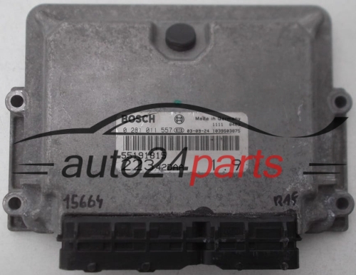 CENTRALITA DE MOTOR FIAT DOBLO BOSCH 0 281 011 557, 0281011557, 55191815, 22342DAA, 1039S03875