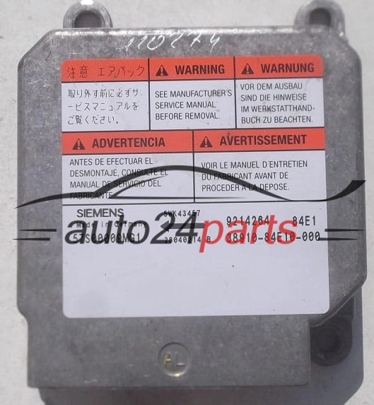 CALCULATEUR AIRBAG OPEL AGILA SIEMENS 5WK43457, 38910-84E10-000