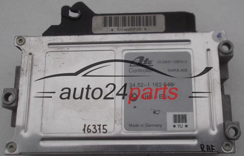 CENTRALINA ABS BMW E36 ATE Controller 5WK8 408, 5WK8408, 10.0941-0804.4, 10094108044, 3452-1 162 646, 34521162646