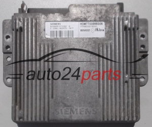MOTORSTEUERGERÄT ECU STEUERGERÄT  RENAULT MEGANE SIEMENS S103717102 C, HOM 7700868306