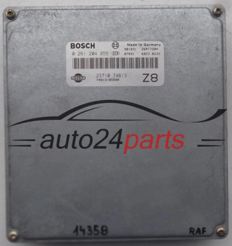 KOMPUTER STEROWNIK SILNIKA NISSAN MICRA BOSCH 0 261 204 855, 0261204855, 23710 74B13, 2371074B13 - 