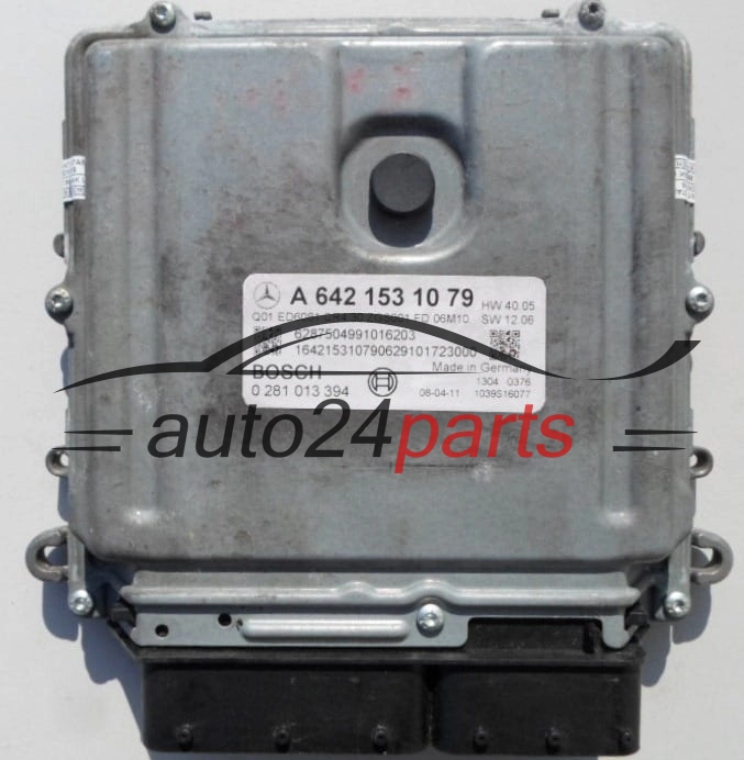 ECU CENTRALITA DE MOTOR  MERCEDES SPRINTER 3.0 CDI BOSCH 0 281 013 394,  A 642 153 10 79