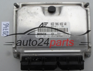CENTRALITA DE MOTOR VW VOLKSWAGEN SHARAN 2.8 BOSCH 0 261 207 384, 0261207384, 022 906 032 AR, 022906032AR