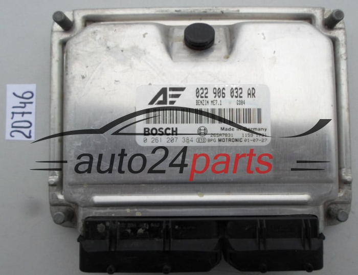 CENTRALITA DE MOTOR VW VOLKSWAGEN SHARAN 2.8 BOSCH 0 261 207 384, 0261207384, 022 906 032 AR, 022906032AR 