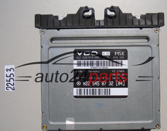 KOMPUTER STEROWNIK SILNIKA MERCEDES W202 C180 1.8 A0225458732, 0225458732, 022 545 87 32, 412.229/018/006, 412229018006